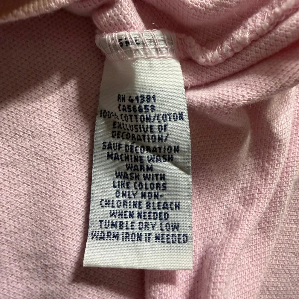 Polo Ralph Lauren Mens XXL Classic Fit Pink Short Sleeve Mesh Polo Shirt